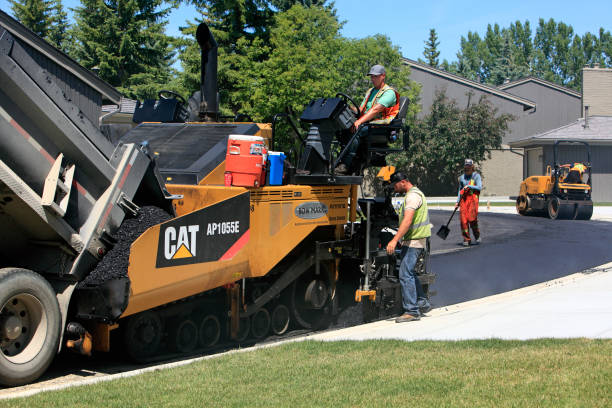 Driveway paver landscaping integration